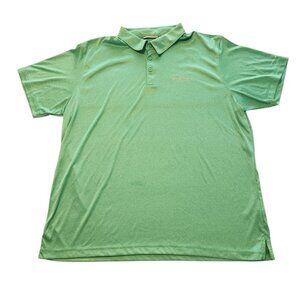 Columbia PFG Omni Shade Polo Shirt Green Short Sleeve Golf Casual Mens XL EUC